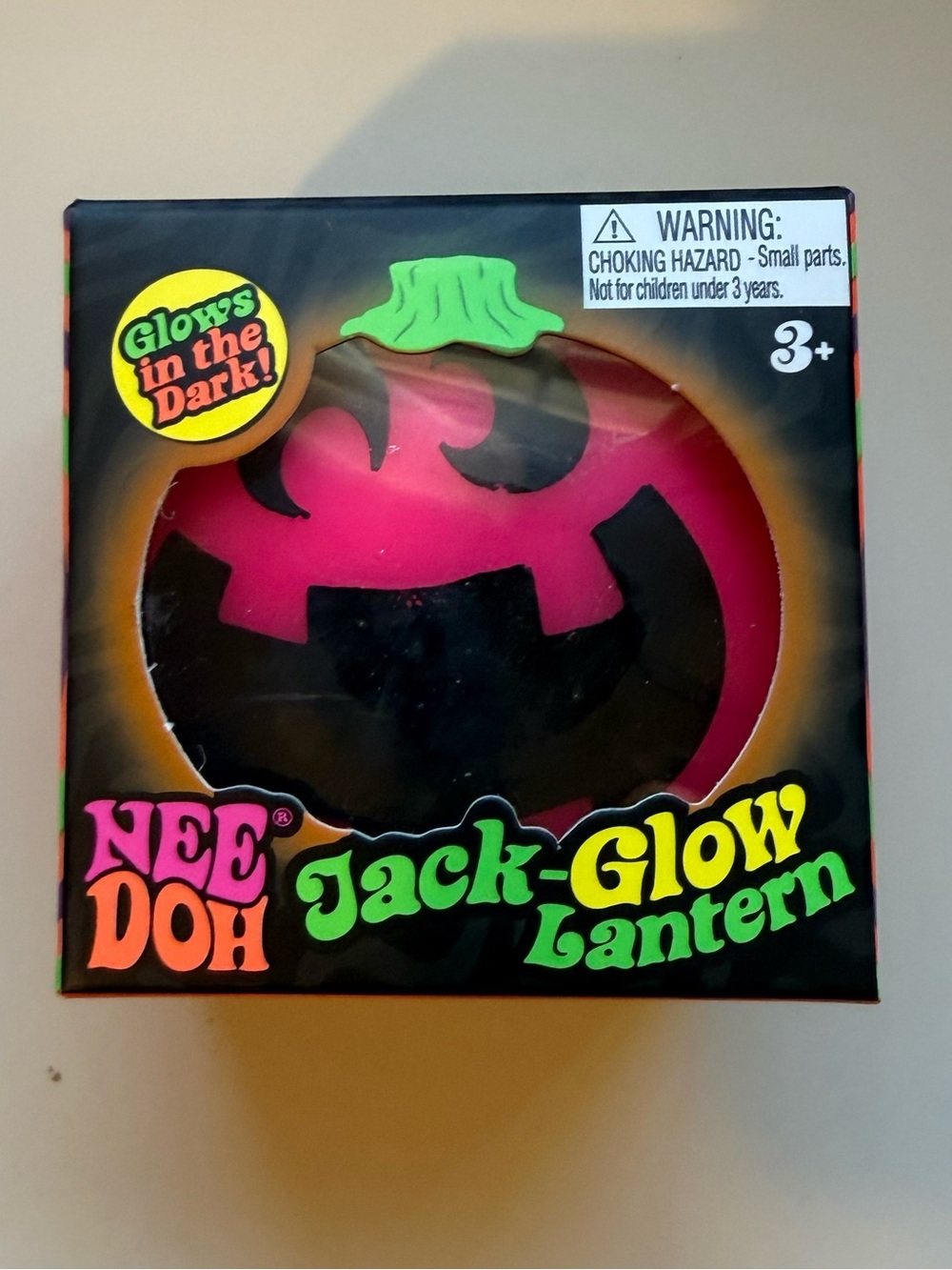 NeeDoh Jack-Glow Lantern Pink